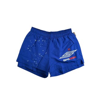 Sp5der Pro Double Layer Shorts Blue