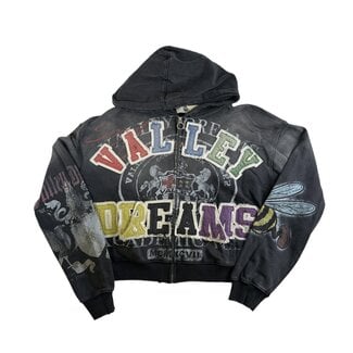 Vale Forever Blasted Zip Up Black