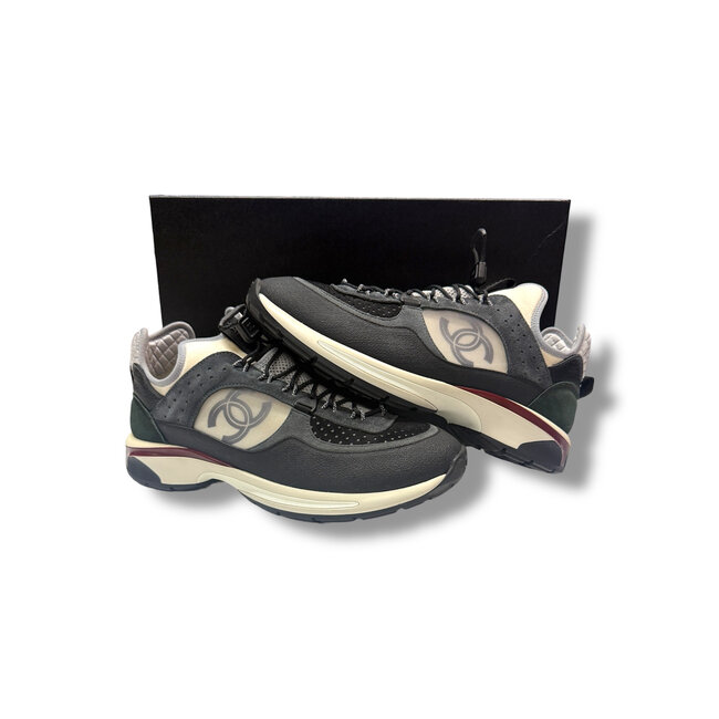 Chanel Chanel Black/Grey Low Top Chunky Sneaker Size 11