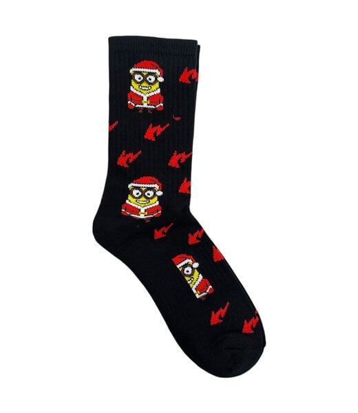 Bring It Back Christmas Socks Yellow Dude