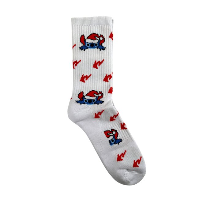 Bring It Back Christmas Socks Blue Alien