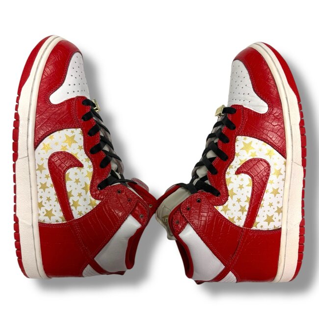 Supreme 2003 Nike Dunk High Pro SB Supreme Red Stars Size 10