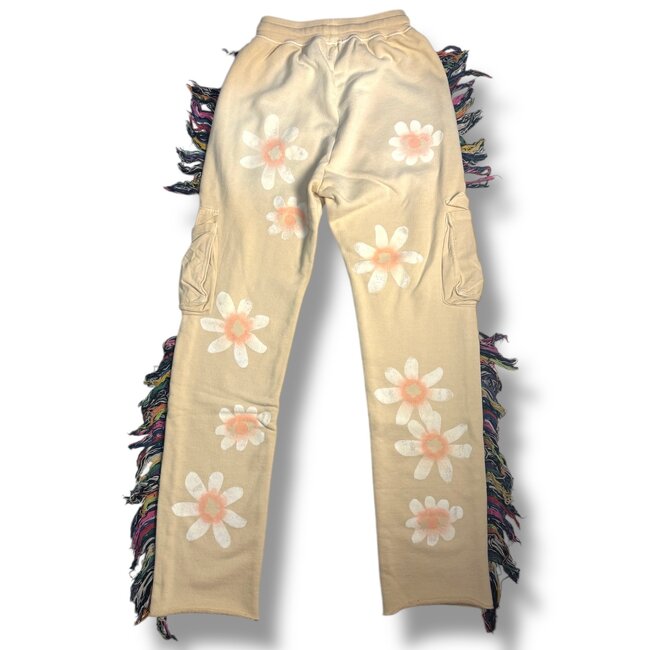 Alchemist Know U Rider Fields Of Rye Cream Cargo Joggers