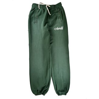HMDD HMDD Green Flower Studded Scrunch Sweatpants