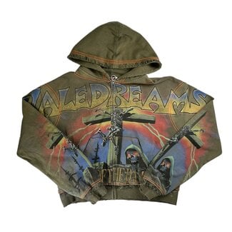 Vale Vale Forever Damned Big Zip Up Green