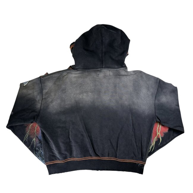 Vale Vale Forever Damned Big Zip Up Black