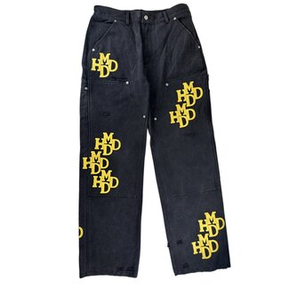 HMDD HMDD Yellow Patch Black Pants
