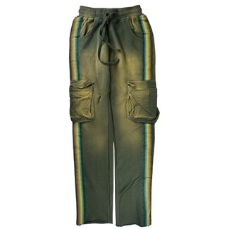 Alchemist Moss Taped Cargo Sweatpants