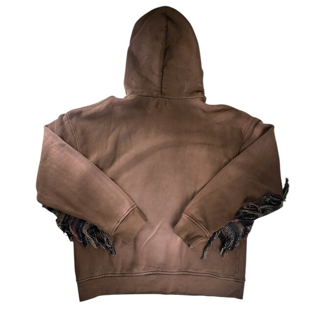 Alchemist Brown Fringe Hoodie (Retail $495)