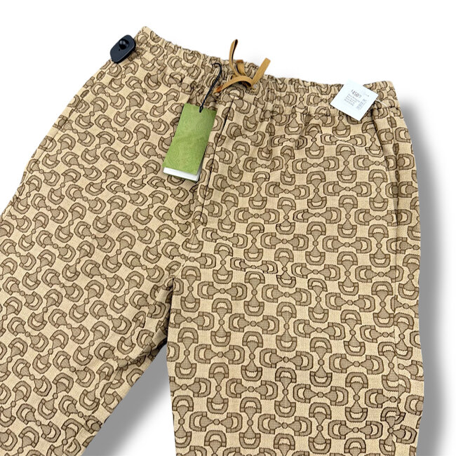 Gucci Gucci Monogram Maxi Horsebit Pants Size 36W US (Retail $1600)