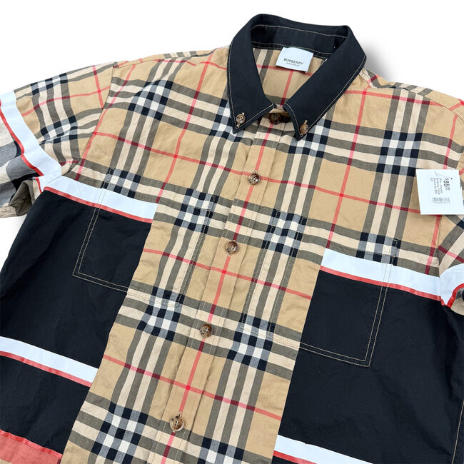 burberry (Pre-Owned) Burberry Check Button Up Size XS (Fits Small)