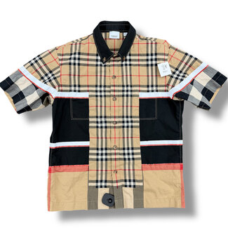 burberry (Pre-Owned) Burberry Check Button Up Size XS (Fits Small))