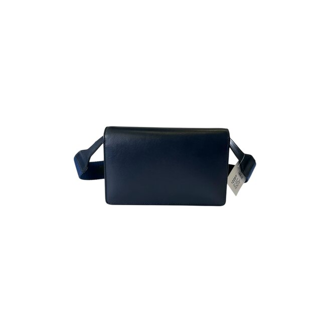 Off-White Off-White Jitney 0.5 Navy Flap Bag