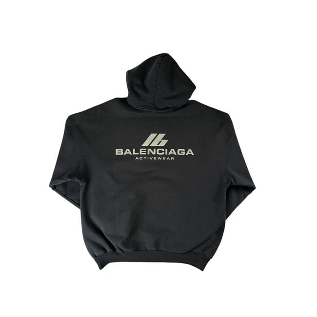 Balenciaga Balenciaga Activewear Reflective Black Hoodie