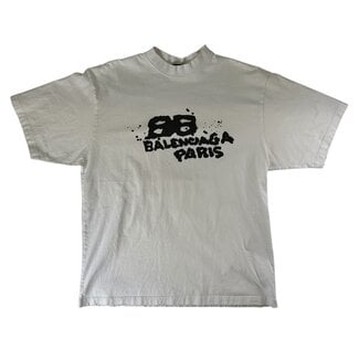 Balenciaga Balenciaga Dirty BB Paris Icon T-Shirt