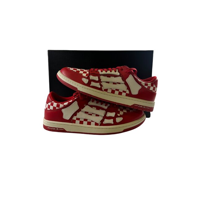 Amiri Amiri Checkered Skeleton Low Sneaker