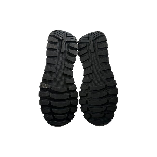 Prada (Pre-Owned) Prada Printed Nylon Gabardine Logo Sneaker G/M 7.5 (Fits 8.5US)