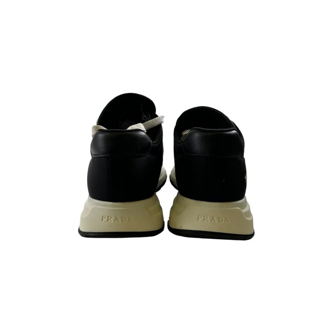 Prada (Pre-Owned) Prada Printed Nylon Gabardine Logo Sneaker G/M 7.5 (Fits 8.5US)