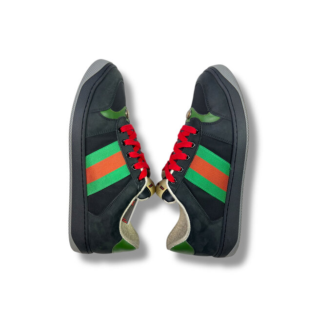 Gucci Gucci Screener Suede Black Sneakers Size 9US