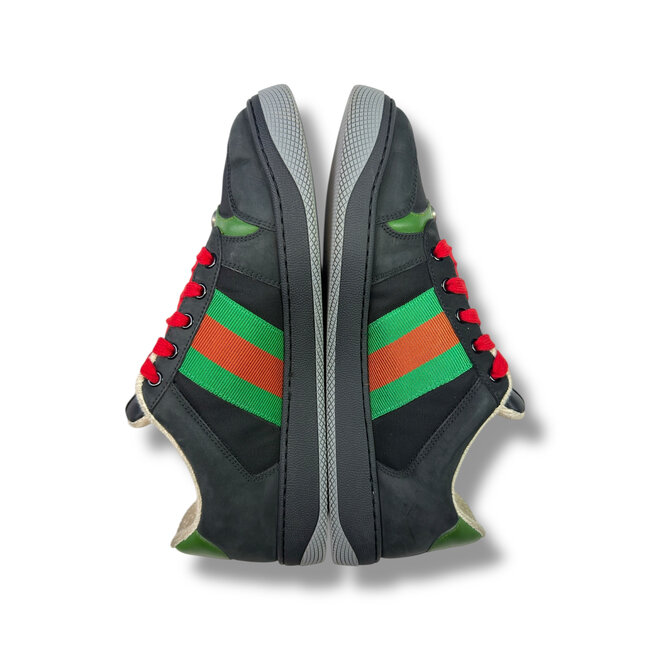 Gucci Gucci Screener Suede Black Sneakers Size 9US