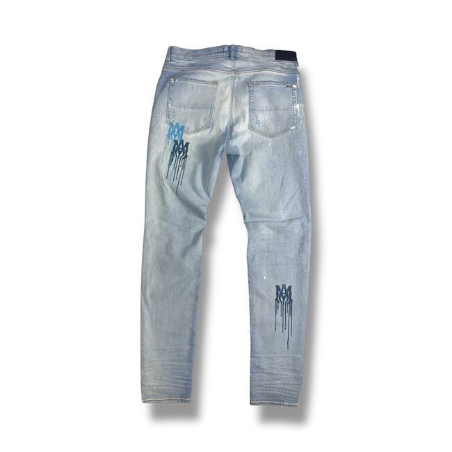Amiri  Amiri MA Drip Jeans Light Indigo Size 38W