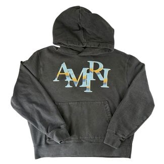 Amiri Amiri Staggered Logo Hoodie