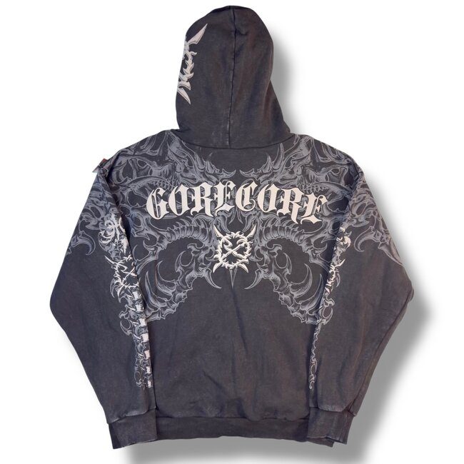 Ken Carson Affliction Zip Up Hoodie Size XL