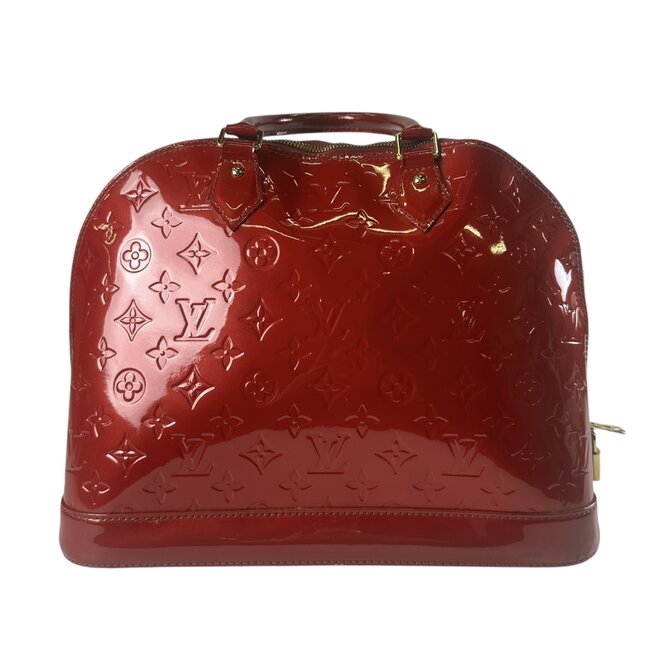 Louis Vuitton Louis Vuitton Red Vernis PM Alma