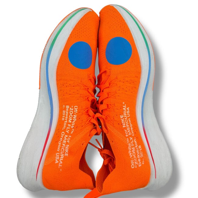 Off-White Nike Zoom Fly Off-White Mercurial Orange Size 11