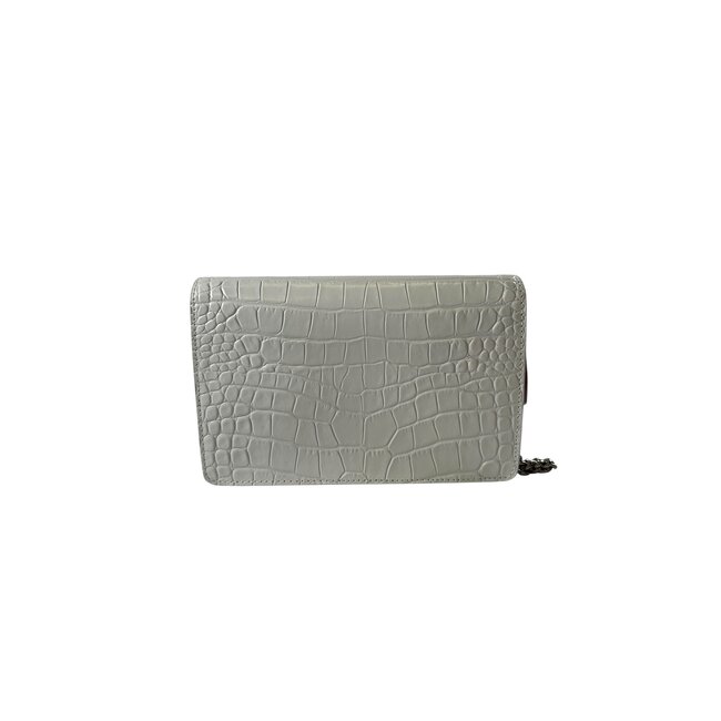 Balenciaga Balenciaga White Croc Ville On Chain