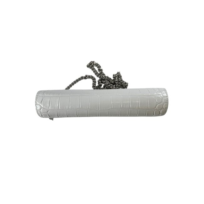 Balenciaga Balenciaga White Croc Ville On Chain