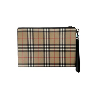 burberry Burberry Check Zip Pouch