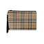 burberry Burberry Check Zip Pouch