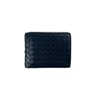 Bottega Veneta Vintage Bottega Veneta Blue Intrecciato Bi-Fold
