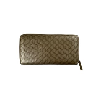 Gucci Vintage Gucci Zip Around GG Long Wallet
