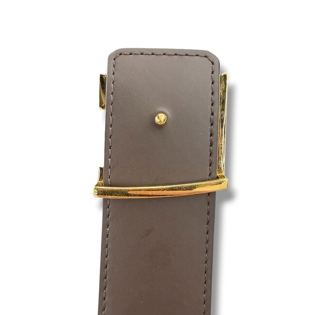 Louis Vuitton Louis Vuitton Initials 40MM Monogram Belt Size 85 (Fits 30-32) M/S (Retail $610)