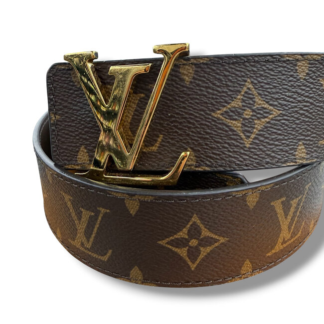 Louis Vuitton Louis Vuitton Initials 40MM Monogram Belt Size 85 (Fits 30-32) M/S (Retail $610)