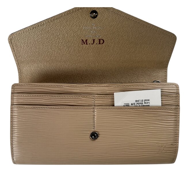 Louis Vuitton Louis Vuitton Epi Women's Tan Long Wallet
