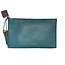Gucci Blue Bamboo Calfskin Tassel Clutch Bag