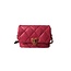 Chanel Chanel Lambskin Plexiglass Quilted Coco Love Mini Flap Pink