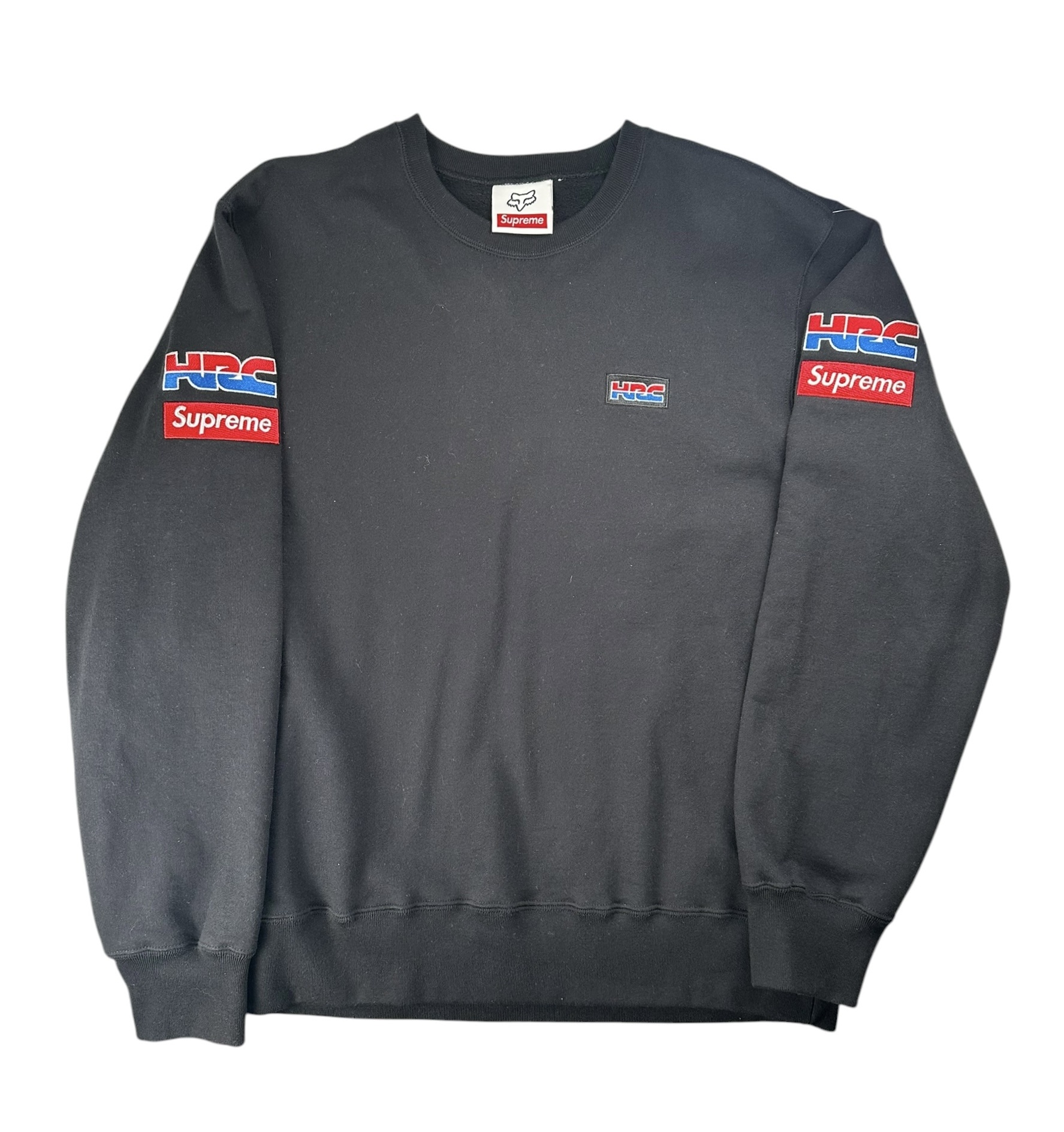 Supreme Fox Racing Back (Pre-Owned) Supreme Honda Fox Racing Crewneck G/M Large - Bring It Back LLC