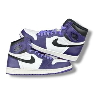 (Pre-Owned) Jordan 1 High Court Purple White Size 13