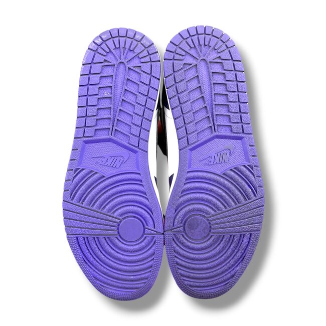 (Pre-Owned) Jordan 1 High Court Purple White Size 13