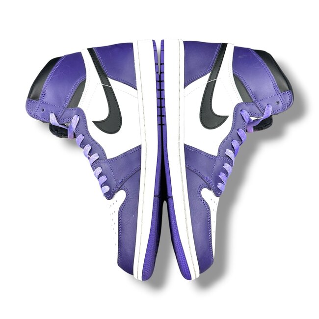 (Pre-Owned) Jordan 1 High Court Purple White Size 13