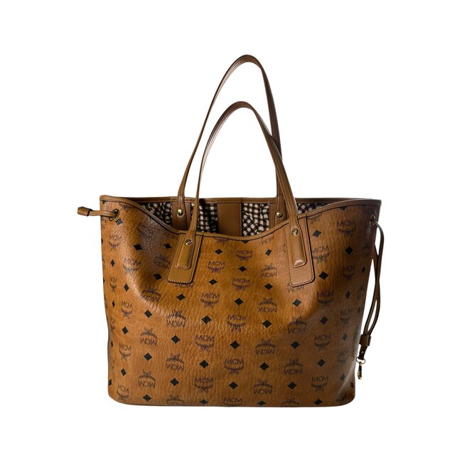 MCM Reversible Liz Shopper In Visetos