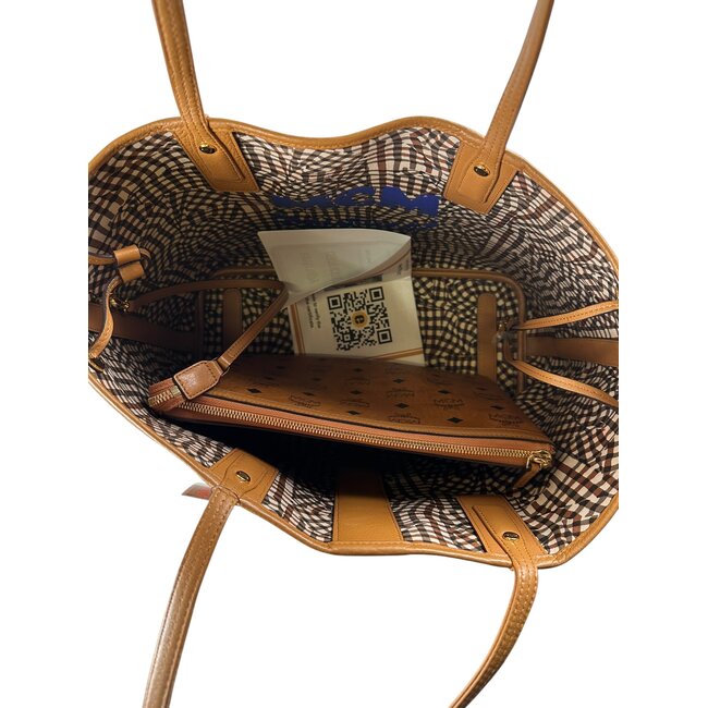 MCM Reversible Liz Shopper In Visetos