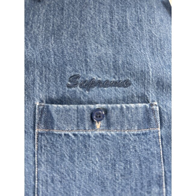 Supreme Doughboy S/S Work Shirt Denim G/M Large