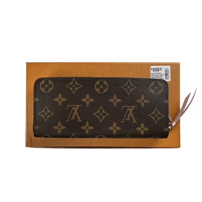 Louis Vuitton Louis Vuitton Clémence Wallet Rose Ballerine