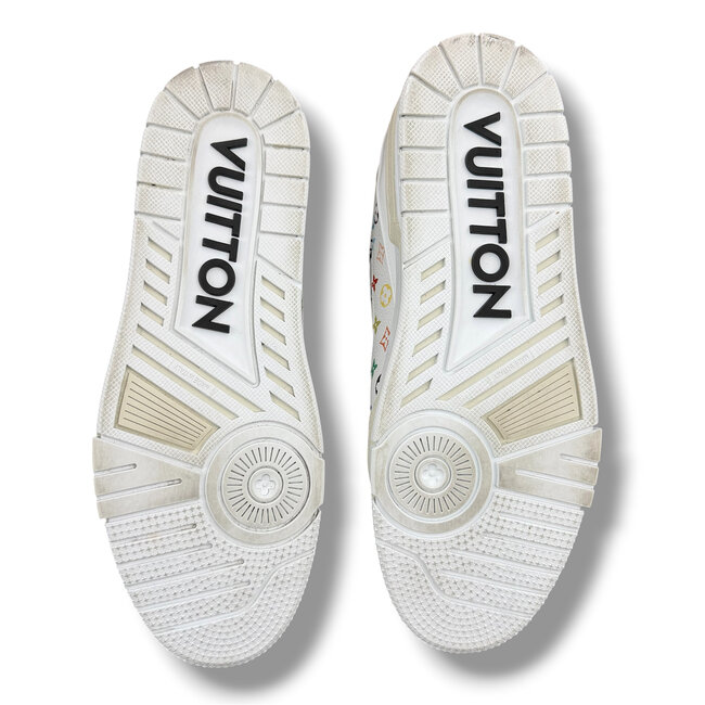 Louis Vuitton (VNDS) Louis Vuitton x Murakami White Monogram Trainer Size 9.5US
