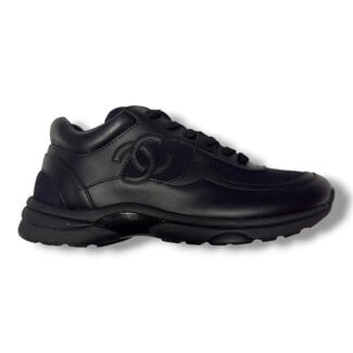 Chanel Chanel Uniform Lambskin Fabric Sneakers Size 40 (7US)